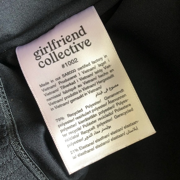 GIRLFRIEND COLLECTIVE Dylan Tank & Compressive Pocket Leggings Outfit Black -S - Picture 7 of 11